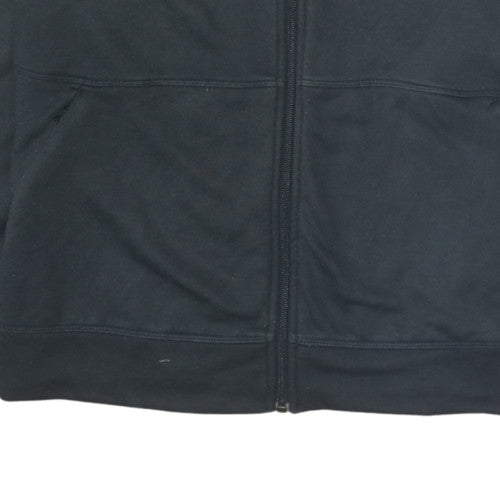 Mens UK Size S Adidas Black Full Zip Hoodie