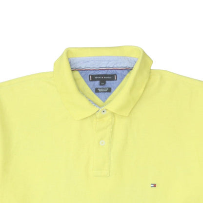 Tommy Hilfiger Men's Yellow Cotton Polo Shirt XXL Regular Fit