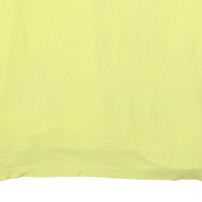 Tommy Hilfiger Men's Yellow Cotton Polo Shirt XXL Regular Fit