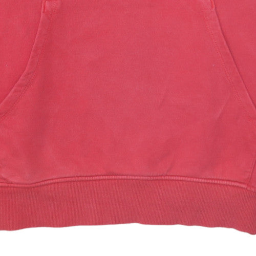 Mens UK Size S The North Face Red Pullover Hoodie