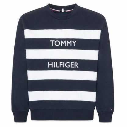 Mens UK Size S Tommy Hilfiger Blue Pullover Sweatshirt