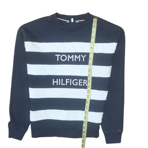 Mens UK Size S Tommy Hilfiger Blue Pullover Sweatshirt