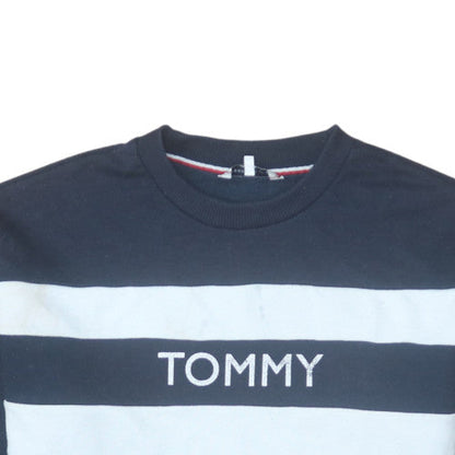 Mens UK Size S Tommy Hilfiger Blue Pullover Sweatshirt