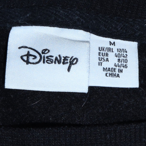 Womens UK Size M Disney Black Pullover Sweatshirt