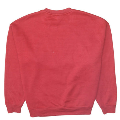 Womens UK Size XS Primark Red Pullover Sweatshirt