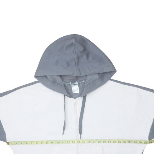 Womens UK Size M Adidas Grey Full Zip Hoodie