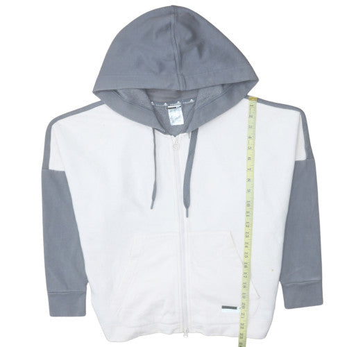 Womens UK Size M Adidas Grey Full Zip Hoodie