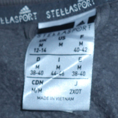Womens UK Size M Adidas Grey Full Zip Hoodie