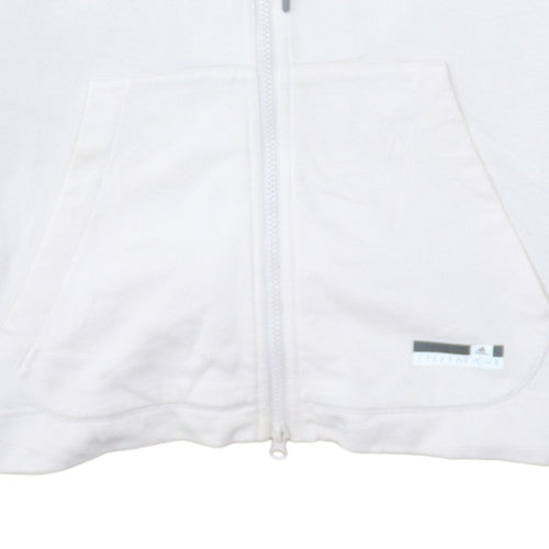 Womens UK Size M Adidas Grey Full Zip Hoodie