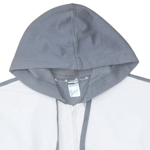 Womens UK Size M Adidas Grey Full Zip Hoodie