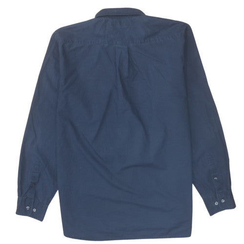 Tommy Hilfiger Men's Blue Cotton Button-Down Long Sleeve Shirt Size L