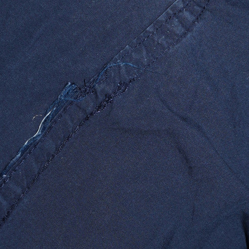 Tommy Hilfiger Men's Blue Cotton Button-Down Long Sleeve Shirt Size L