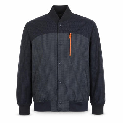 Nike Mens Black Grid Track Jacket Medium Nylon Blend Zip Sportswear