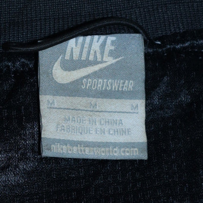 Nike Mens Black Grid Track Jacket Medium Nylon Blend Zip Sportswear