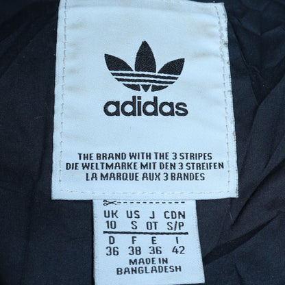 Adidas Women's Black Hooded Puffer Jacket Size 10