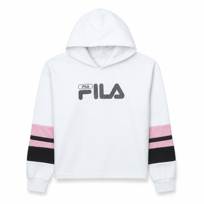 Womens UK Size XL Fila White Pullover Hoodie