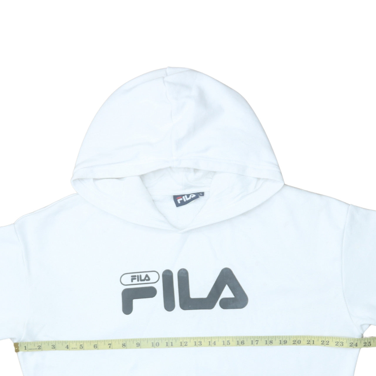 Womens UK Size XL Fila White Pullover Hoodie