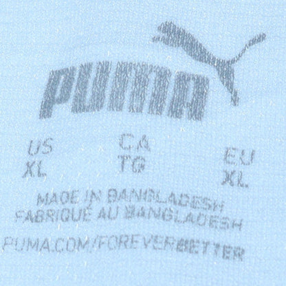 Puma Men's White XL Basic Crew Neck Sports T-Shirt