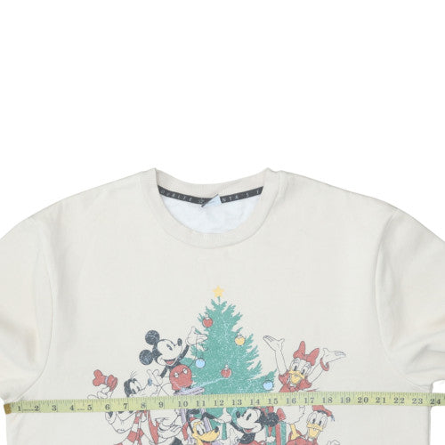 Womens UK Size L Disney at George Beige Pullover Sweatshirt