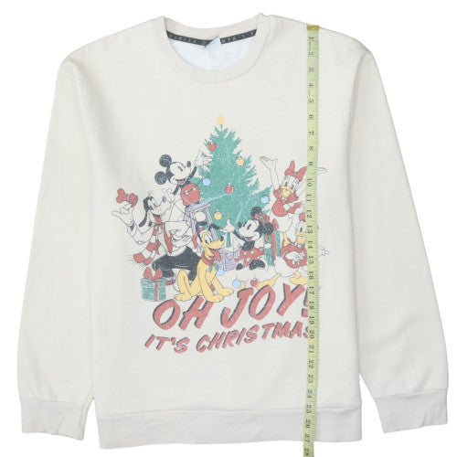 Womens UK Size L Disney at George Beige Pullover Sweatshirt