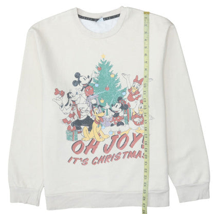 Womens UK Size L Disney at George Beige Pullover Sweatshirt