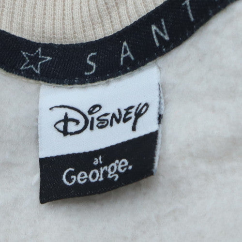 Womens UK Size L Disney at George Beige Pullover Sweatshirt