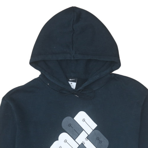 Mens UK Size XL Nike Black Pullover Hoodie