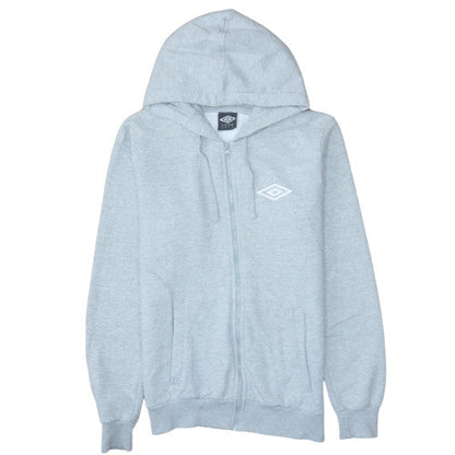 Mens UK Size M Umbro Grey Full Zip Hoodie