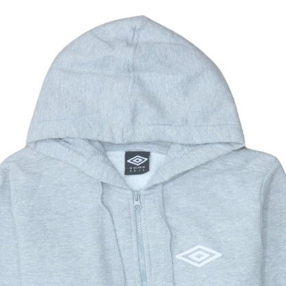 Mens UK Size M Umbro Grey Full Zip Hoodie