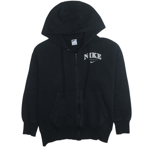 Mens UK Size M Nike Black Full Zip Hoodie