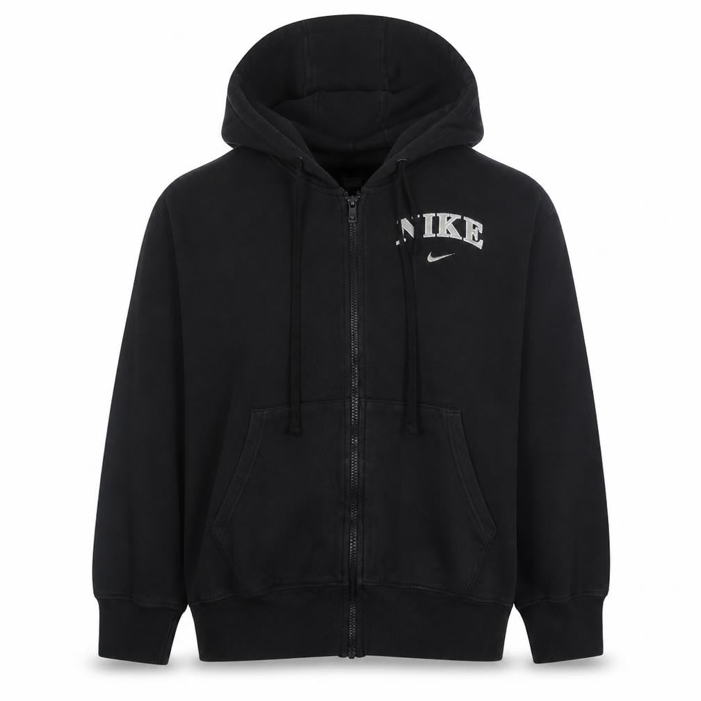 Mens UK Size M Nike Black Full Zip Hoodie