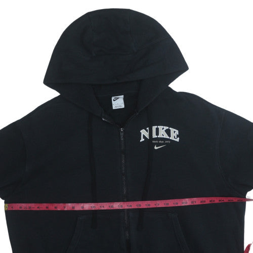 Mens UK Size M Nike Black Full Zip Hoodie