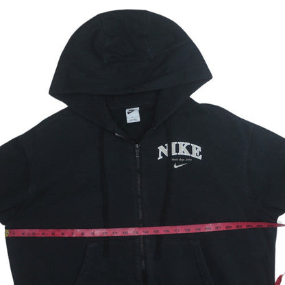 Mens UK Size M Nike Black Full Zip Hoodie