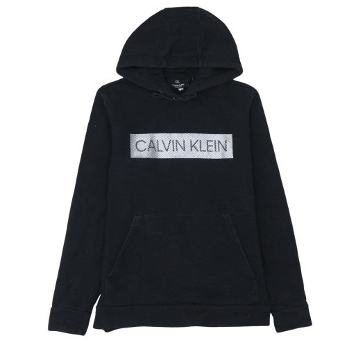 Mens UK Size S Calvin Klein Black Pullover Hoodie