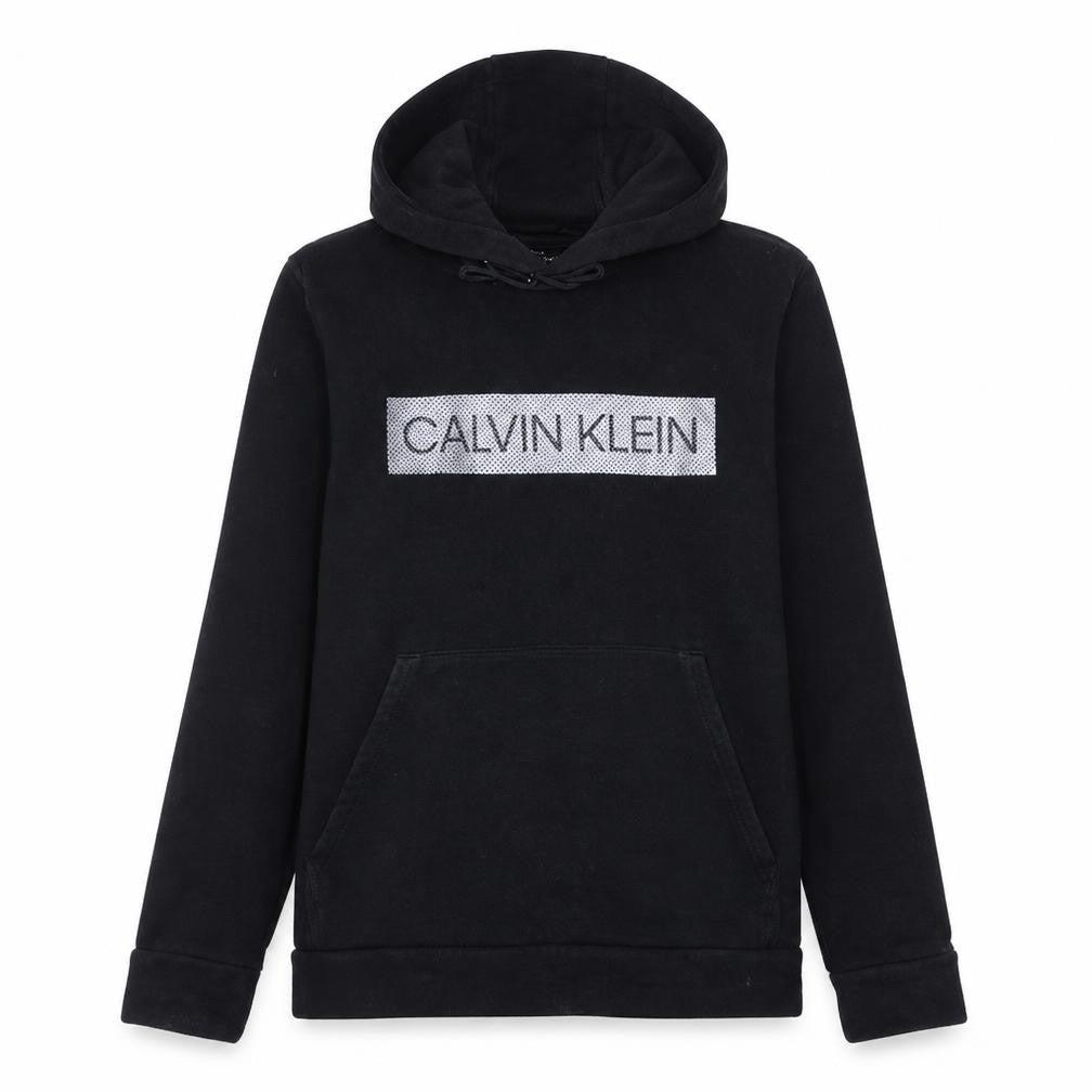 Mens UK Size S Calvin Klein Black Pullover Hoodie