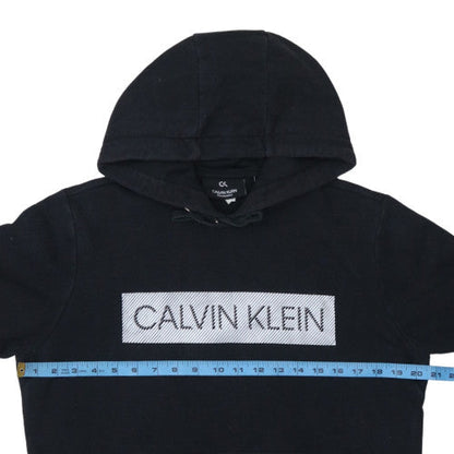 Mens UK Size S Calvin Klein Black Pullover Hoodie