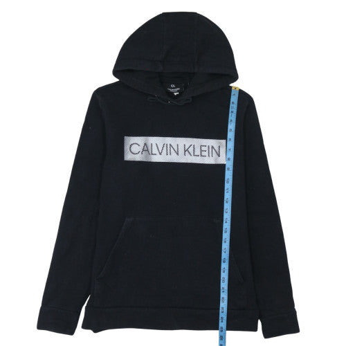 Mens UK Size S Calvin Klein Black Pullover Hoodie