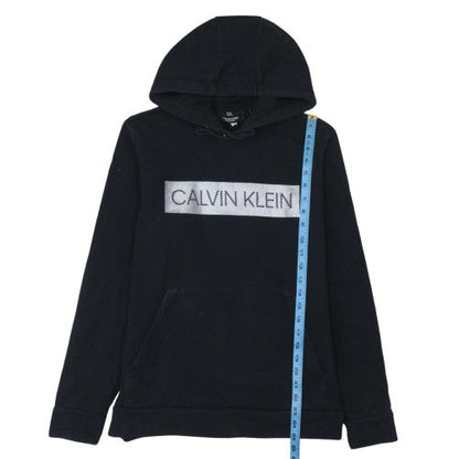 Mens UK Size S Calvin Klein Black Pullover Hoodie