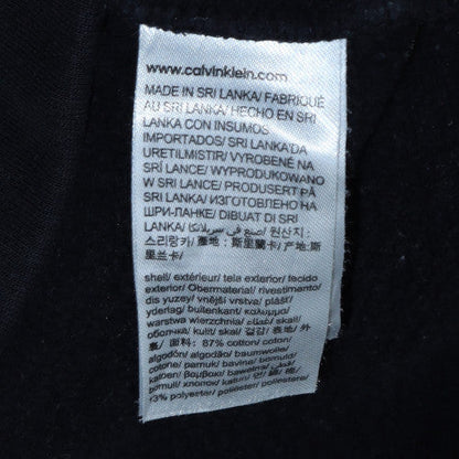 Mens UK Size S Calvin Klein Black Pullover Hoodie