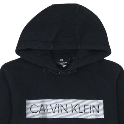 Mens UK Size S Calvin Klein Black Pullover Hoodie