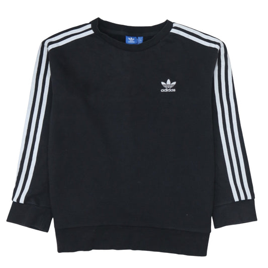 Womens UK Size 8 Adidas Black Pullover Sweatshirt
