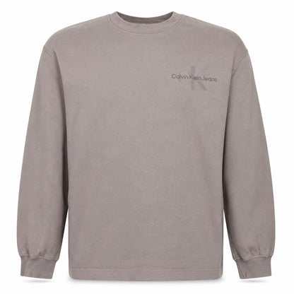 Mens UK Size M Calvin Klein Jeans Beige Pullover Sweatshirt