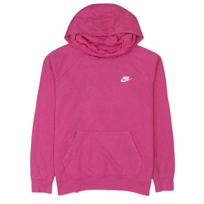 Womens UK Size L Nike Pink Pullover Hoodie