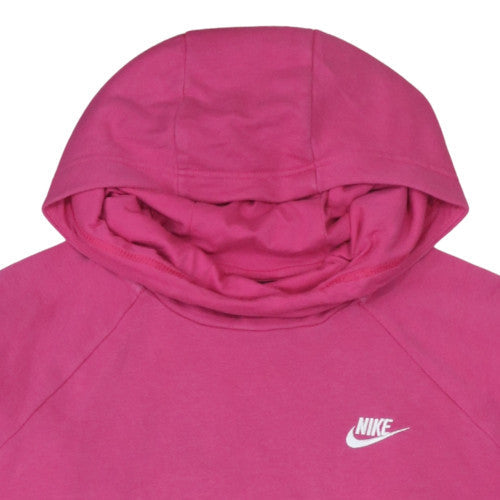 Womens UK Size L Nike Pink Pullover Hoodie