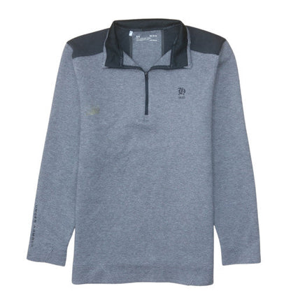 Mens UK Size M Under Armour Grey Henley Sweatshirt