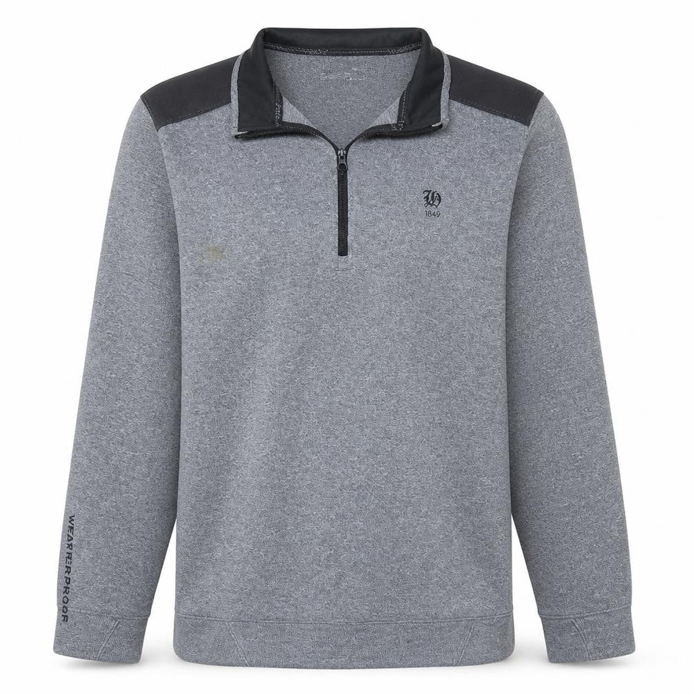 Mens UK Size M Under Armour Grey Henley Sweatshirt