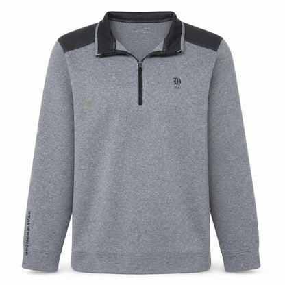 Mens UK Size M Under Armour Grey Henley Sweatshirt
