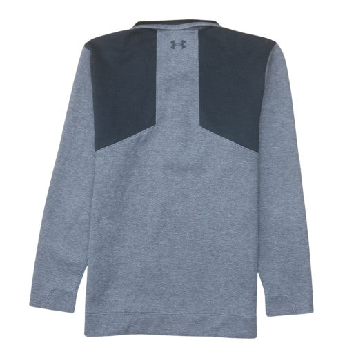 Mens UK Size M Under Armour Grey Henley Sweatshirt