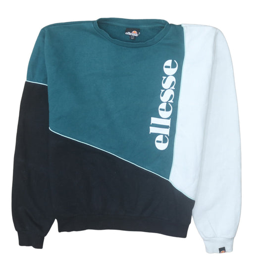 Womens UK Size 14 Ellesse Multicoloured Pullover Sweatshirt