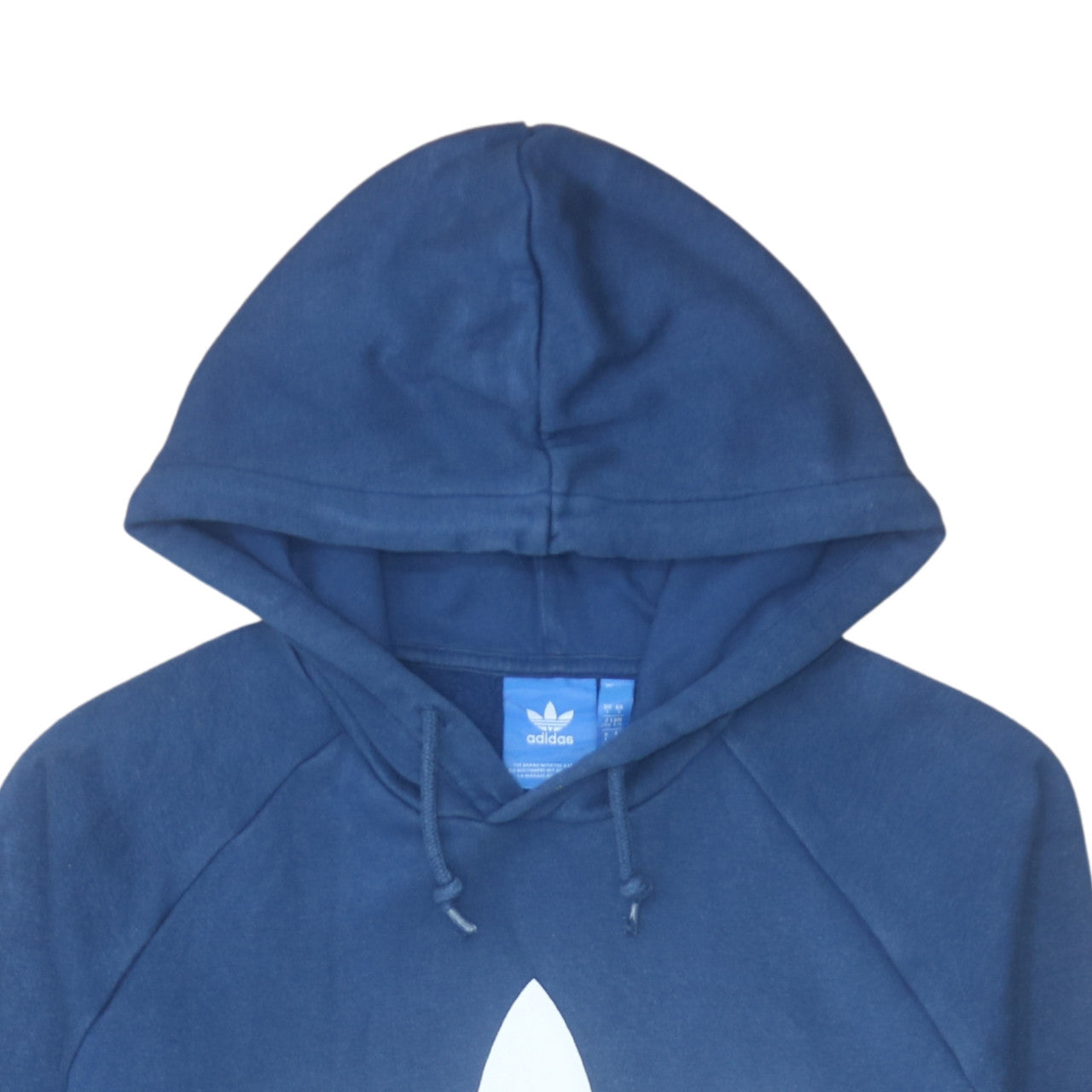 Mens UK Size L adidas Blue Pullover Hoodie